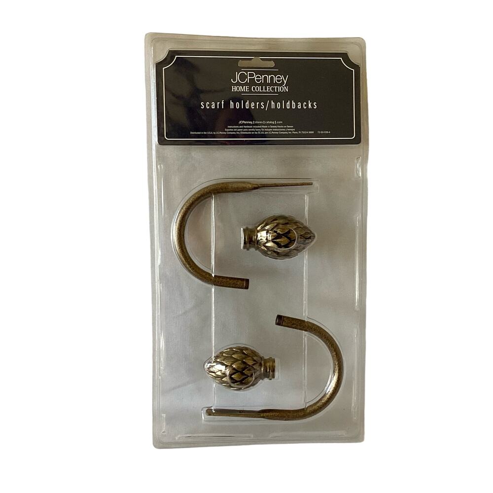 JCPenney Home Collection Scarf Holders / Curtain Holdbacks